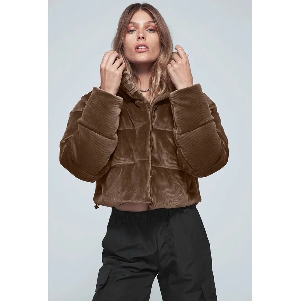 ALO Yoga | Jackets & Coats | Alo Yoga Gold Rush Ribbed Velour